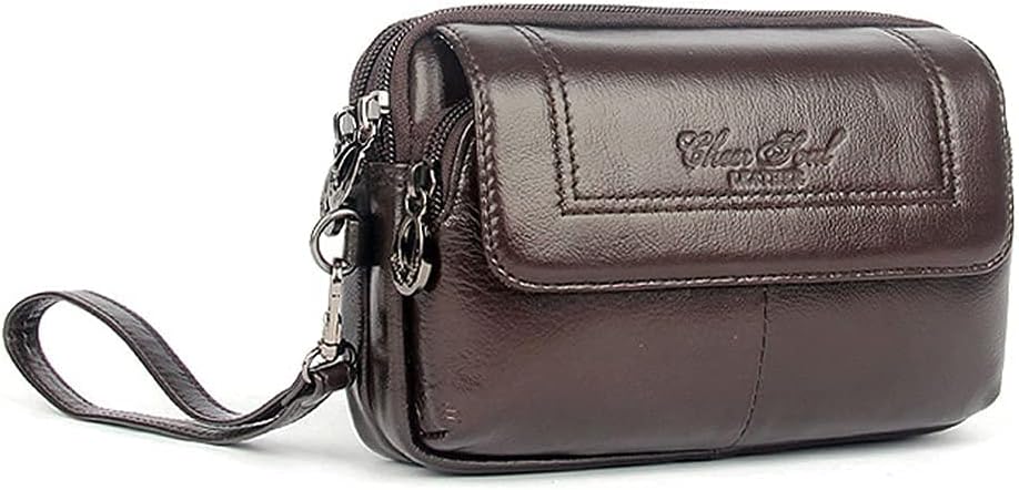 Hebetag Leather Clutch Purse Wallet for Men Organizer Holder Wrist Bag | Organizer, Holder