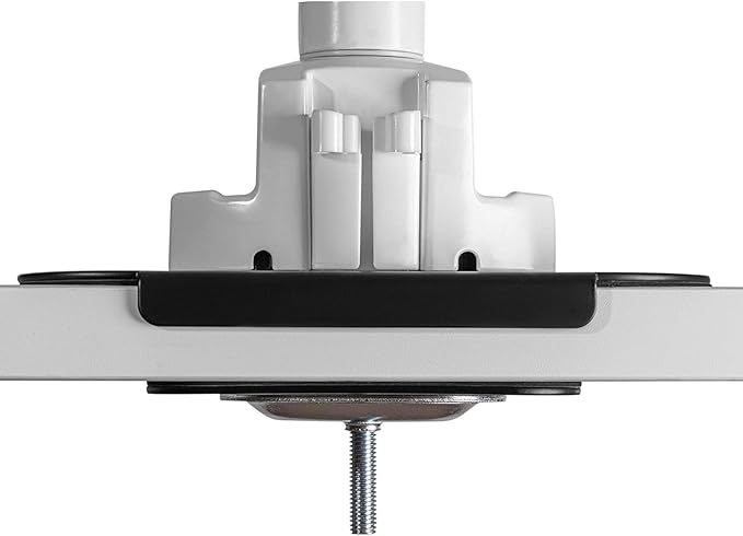 Monitor Mount Reinforcement Plate for Fragile Tabletops Steel Bracket Plate Fits Most Monitor Stand C-Clamp Installation