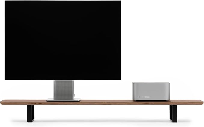 Oakywood Dual Monitor Stand - Handmade in EU - Natural Wood Monitor Stand Riser - Laptop Accessories ??220 lbs (100 kg) Capacity - 41.3"x9" (105x23 cm) ??100% Natural Walnut Veneer