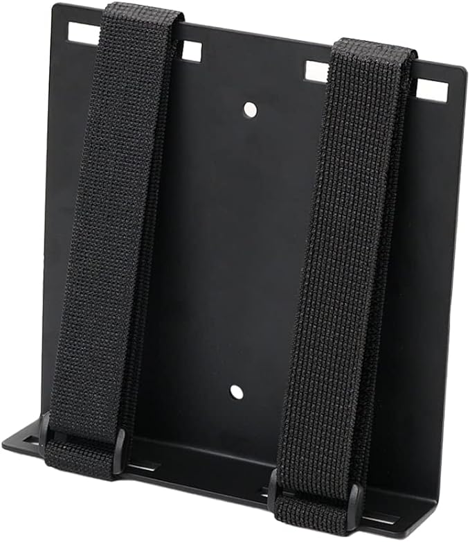 Oeveo Universal Strap Mount 125 - 6H x 1.25W 6D | Adjustable Mount for Mini Computer, AV Components, Media Devices, and Other Small Electronic Devices | UNVM-125