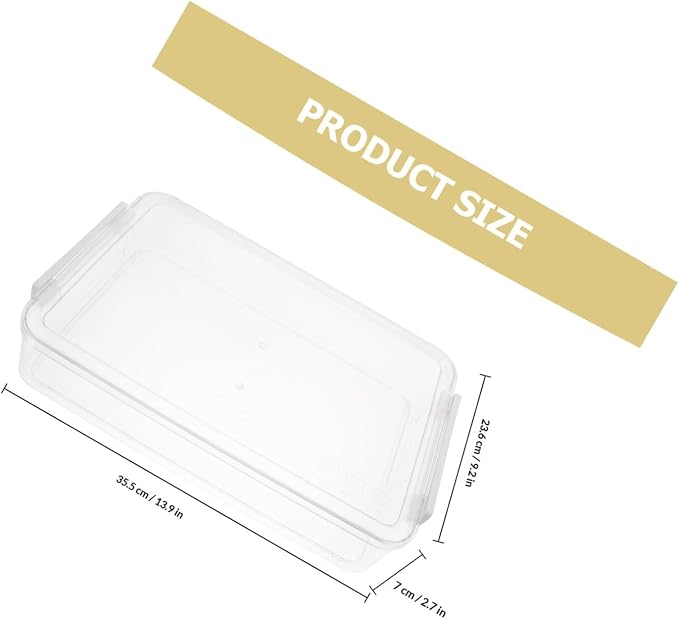 Large Document File Organizer Box with Lid, Sturdy Stackable Desktop File Storage Container for Office and Home Filing, Portable Document Protection Box for Paper and Magazine