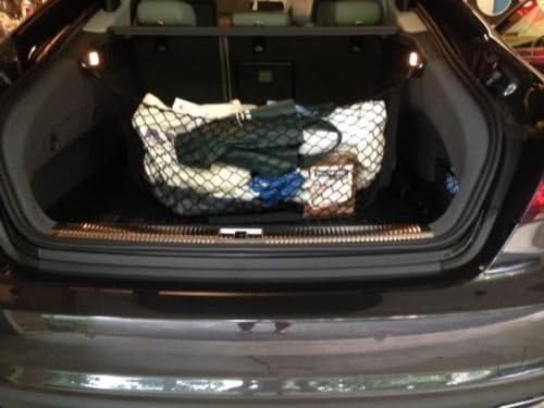 Envelope Style Automotive Elastic Trunk Mesh Cargo Net for Audi A7 S7 RS7 2012-2025 - Premium Trunk Organizers and Storage - Luggage Net for Sedan - Best Car Organizer for Audi A 7 S 7 RS 7