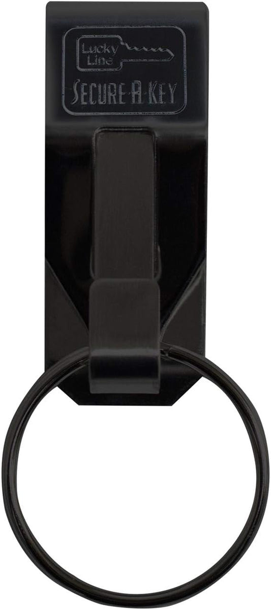 Lucky Line The "Original" Secure-A-Key Slip-On for Wide Belts, Black (4701)