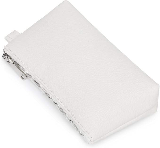 PU Leather Makeup Simple and Convenient Handbag Small Exquisite Storage Bag (PU/Off-white)