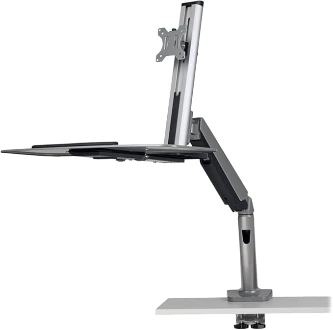 Tripp Lite Desk Mount for Sit Stand Desktop Workstation Height-Adjustable Standing Desk, Single Display (WWSS1332C)