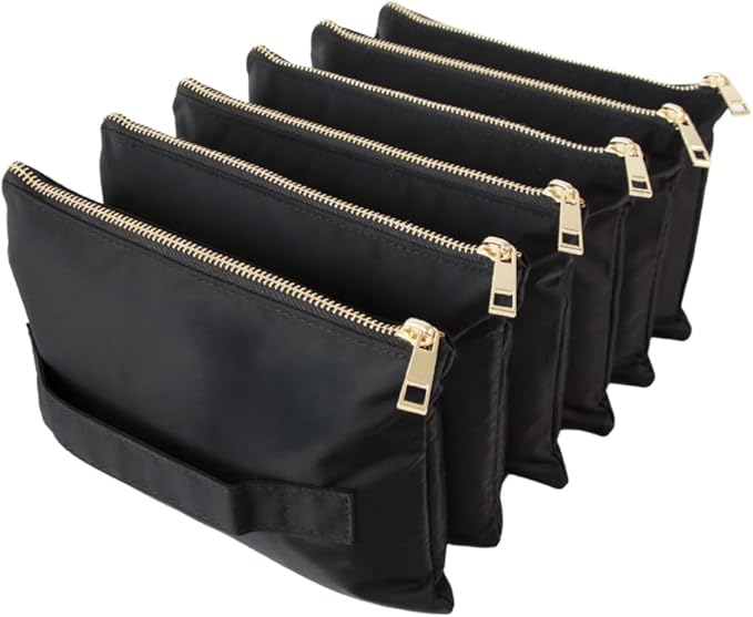 BOBBIE Accordion Travel Makeup Bag, Large Capacity Cosmetic Bags for Women, Durable & Compact Make up Organizer, Lightweight & Portable Zipper Pouch, Water-Resistant Toiletry Bag with 6 Compartments