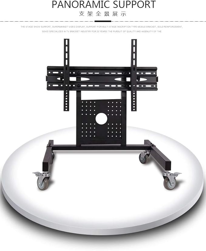 Rolling TV Mount Stand Trolley 32-65inch Plasma Screen LED LCD Monitor Low Height Stand Cart D750