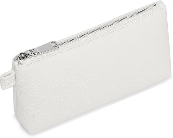 PU Leather Makeup Simple and Convenient Handbag Small Exquisite Storage Bag (PU/Off-white)