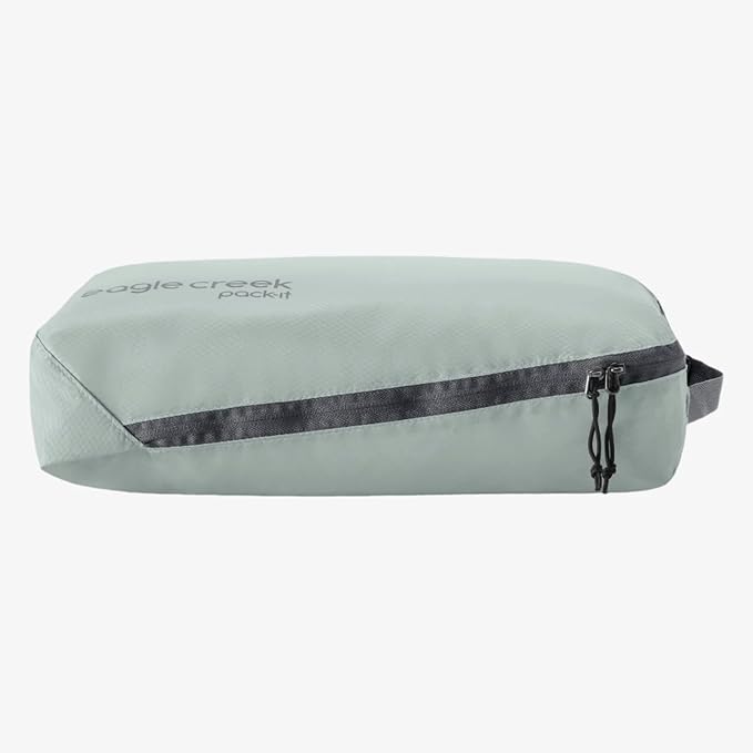 Eagle Creek Pack-It Isolate Extended Stay Set - Includes Shoe Sack, M Clean/Dirty Cube, 2x M Isolate Cube & 2x L - Travel Essentials - Storm Grey