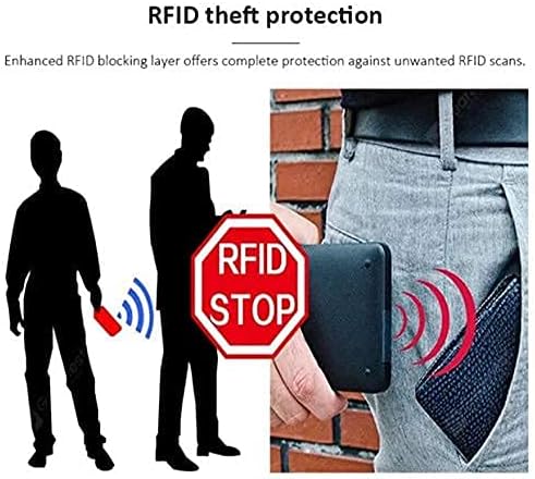 Leatherboss Leather RFID Identity Safe Double Zippered Accordion Wallet