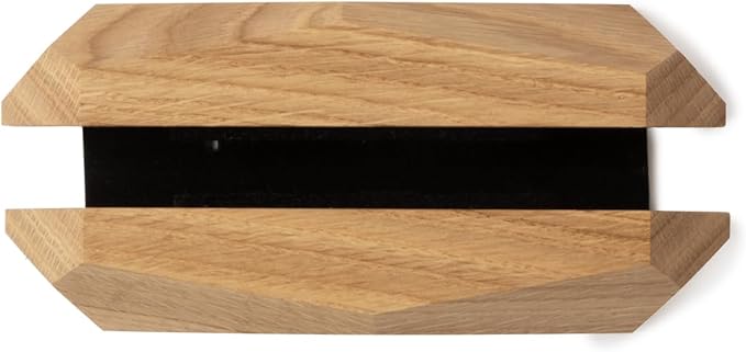 Oakywood Vertical Laptop Stand Wood - Adjustable Wooden Dock for Desk, Compatible with All MacBook Pro, MacBook Air, iPad, Handmade Oak Wood, Computer Stand, Laptop Holder