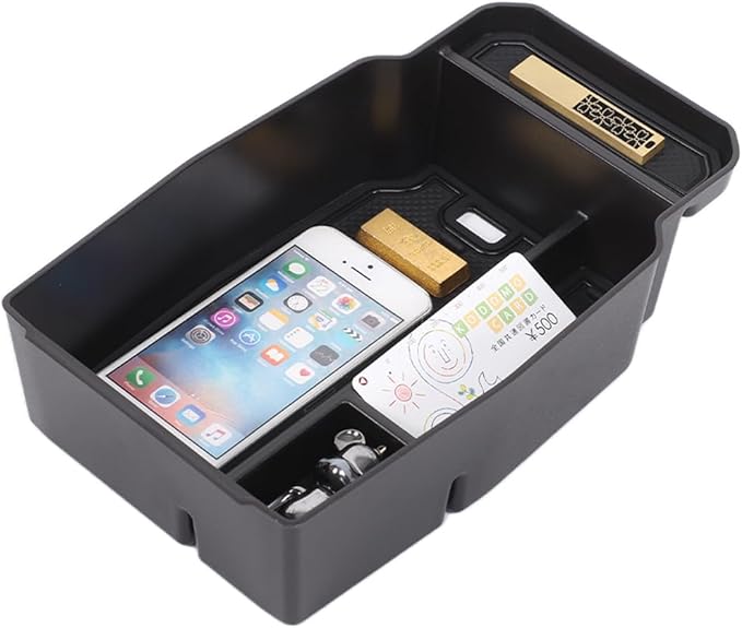 Center Console Organizer Tray for Mazda CX-50 2020-2025 Accessories, Console Handrail Privacy Storage Box, Insert Armrest Box Storage Container Pallet, Armrest Divider Secondary Storage Box, ABS