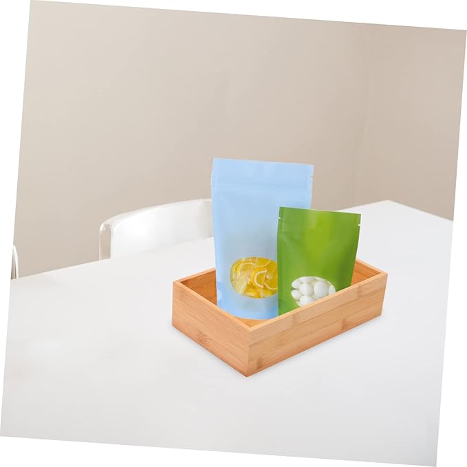 Ciieeo Natural Desktop Storage Box for Home Organization with Capacity Simple Design Decorative Bin for Living and Office Wood Material Safe for Family Use