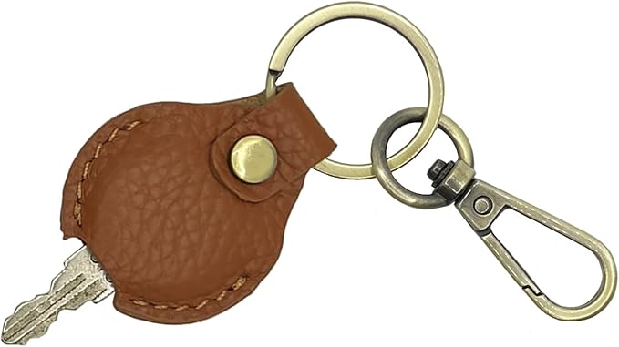 Genuine Leather Key Ring,Key Sleeve for Men, Women, Key Holder, Stylish Key Cover for Broken Key,Key Chain