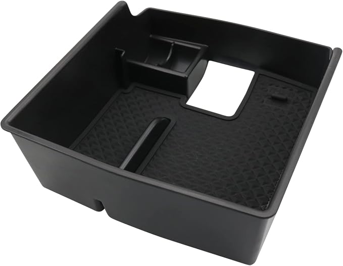 SKTU 2022 2023 2024 2025 2026 Toyota Corolla Center Console Organizer 2020-2025 2026 Corolla E210 Console Tray 2024 2025 2026 Corolla Accessories Insert Tray with USB Hole and Coin Holder (Black)