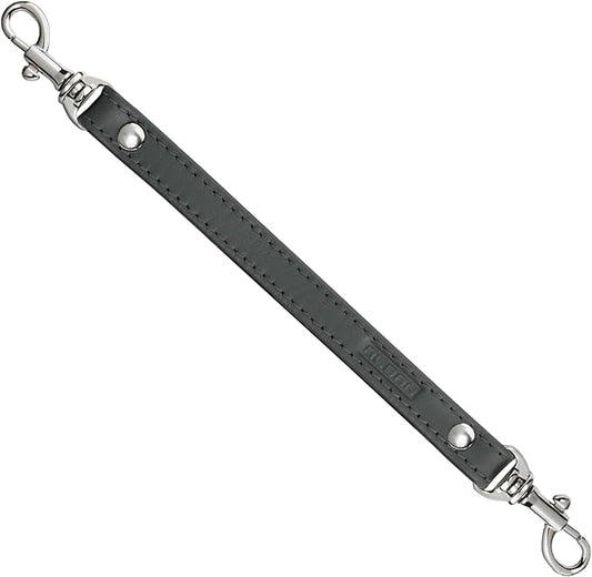 Alban Leather 2-Clip Strap for Wallet, Clutch, Wristlet Purse, Keys, Keychain for Women and Men