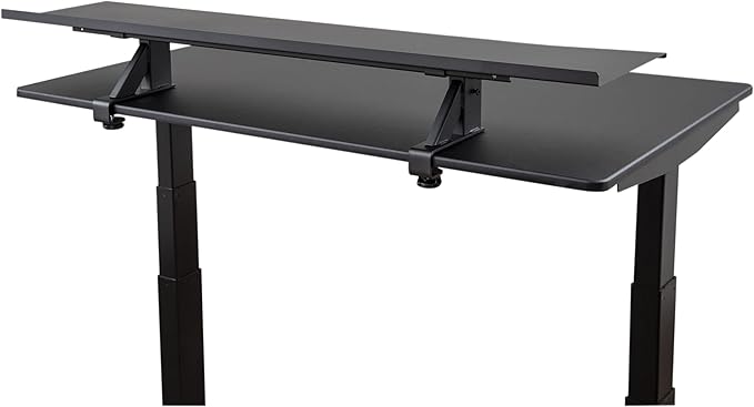 Stand Up Desk Store Clamp-On Adjustable Height Desk Shelf Monitor Stand (48" Wide)