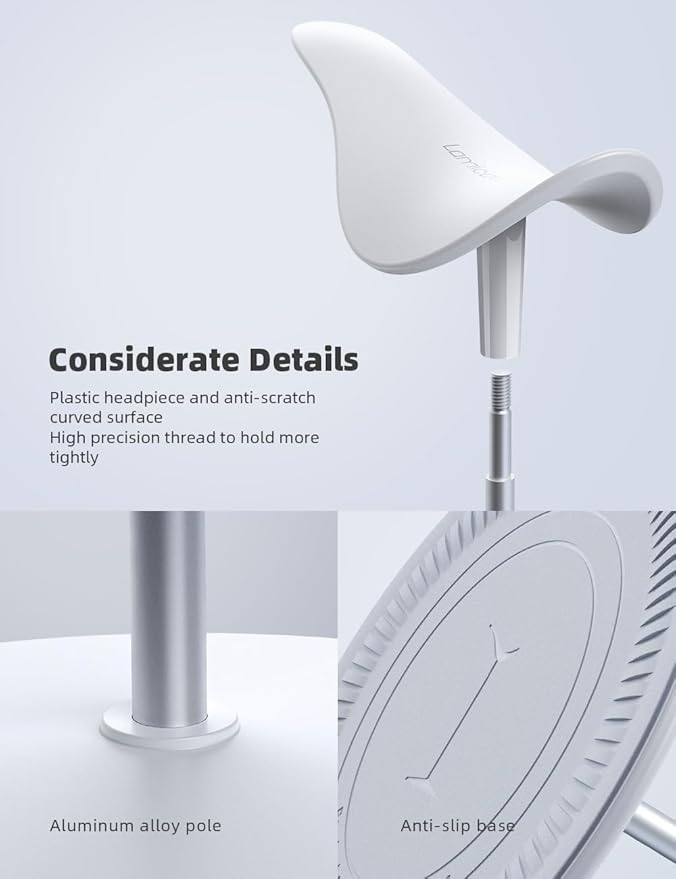 Lamicall Headphone Stand, Desktop Headset Holder - Desk Earphone Stand, for All Headsets Such as Airpods Max, HyperX Gaming Headphones, Beats/Sennheiser Music Headphones