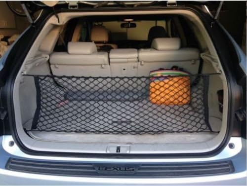 Envelope Style Automotive Elastic Trunk Mesh Cargo Net for Lexus RX 2016-2025 - Premium Trunk Organizer and Storage - Luggage Net for Crossover