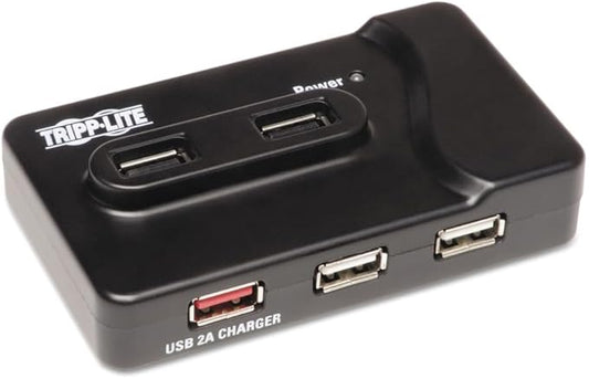 Tripp Lite 6-Port USB-A 3.0 SuperSpeed Hub, 2x USB 3.0, 4x USB 2.0 & 2A Charging Port for Fast Charging (U360-412)