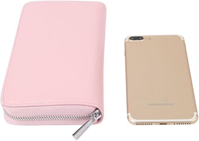 Women 36 Slots RFID Blocking Card Holder Large Long Leather Zipper Organizer Accordion Wallet