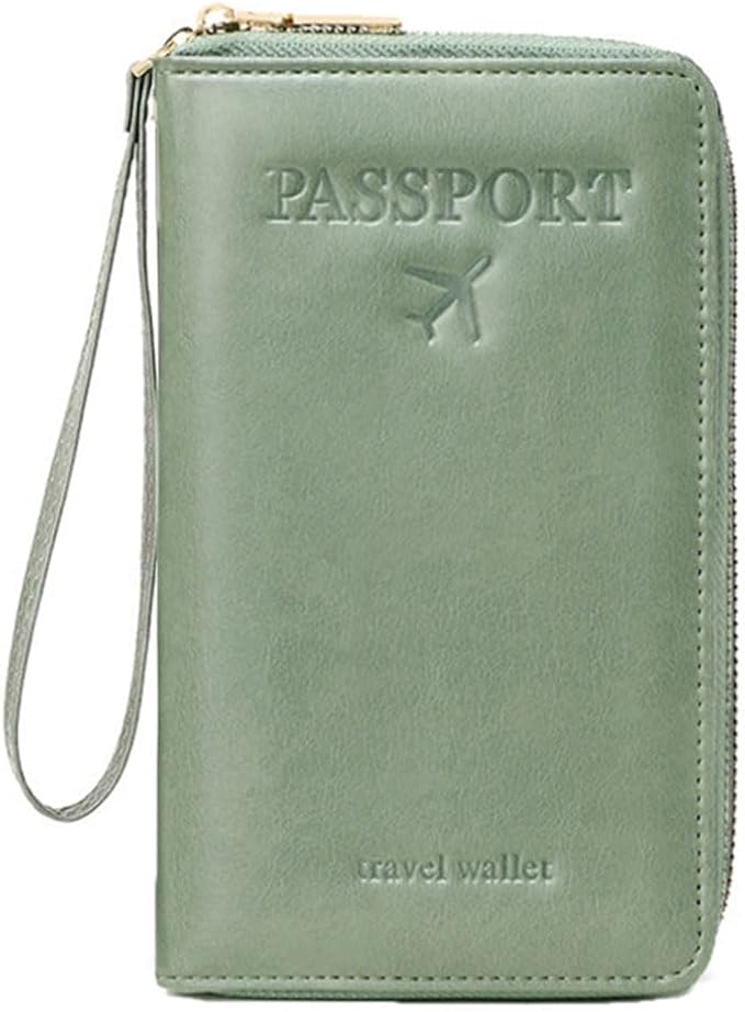 Family Passport Holder for Travel Women and Men RFID Passport Holder with Card Slots Holder Passport Case Passport cover Passport Wallet Travel Essentials and Accessories