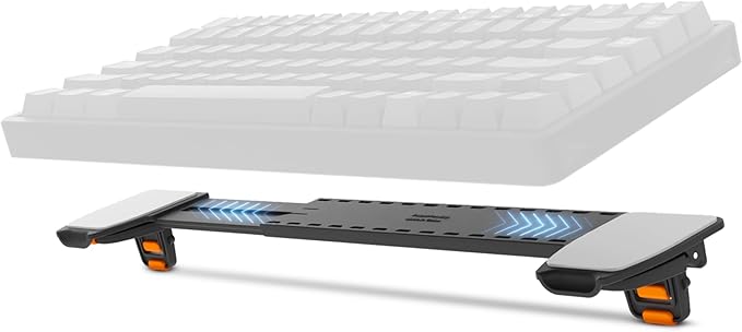 ESC Flip PRO Adjustable Keyboard Stand (3rd Gen) – Extendable Width for 100% Stability on Full-Size & Compact Keyboards – Reusable Micro-Suction Grip (Washable & No Glue) – Portable Folding Legs for Laptop & PC