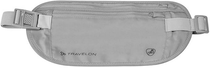 Travelon Rfid Blocking Undergarment Waist Pouch Travel Wallet