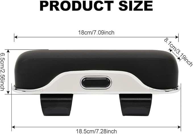 Sunglasses Holder for Car Visor, PU Leather Glasses Case with Clips Magnetic Closure Eyeglasses Holder