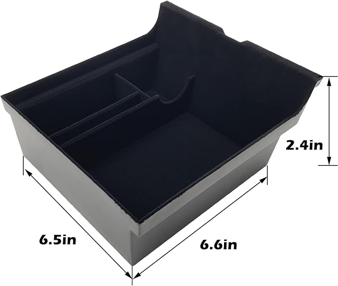 JOJOMARK Center Console Organizer Tray fits for Tesla Model 3/Y Accessories 2020 2021 2022 2023（Fit Tesla Model 3/Y cover close by sliding）