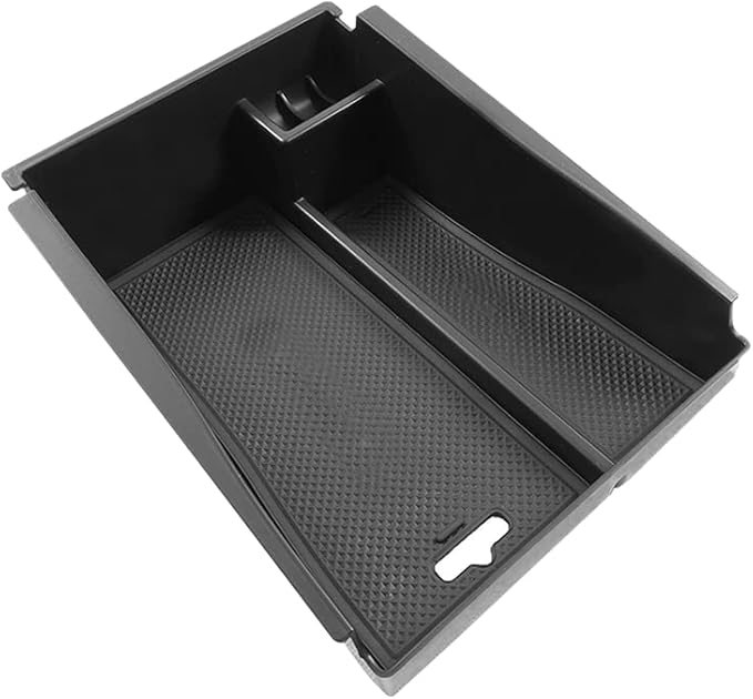 Vesul Center Console Armrest Storage Box Compatible with Hyundai Tucson 2016-2021 ABS Tray Insert Organizer Glove Pallet Phone Holder