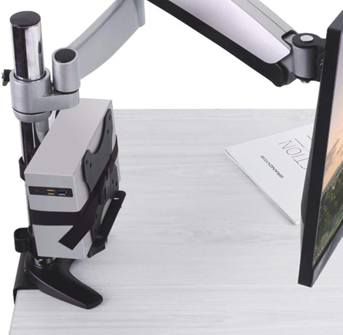 Monoprice Computer Case CPU Holder - Thin Client Mini PC Multi-Mount, Works with Mini PCs Up to 2.9 Inches Wide, Supports Up to 11 Pounds - Workstream Collection