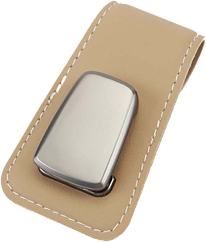 Car Glasses Case Universal Car Glasses Clip Multifunctional Sunshade Storage Clip Sunglasses Clip Car Interior Organize Sunglasses Holder(Beige)