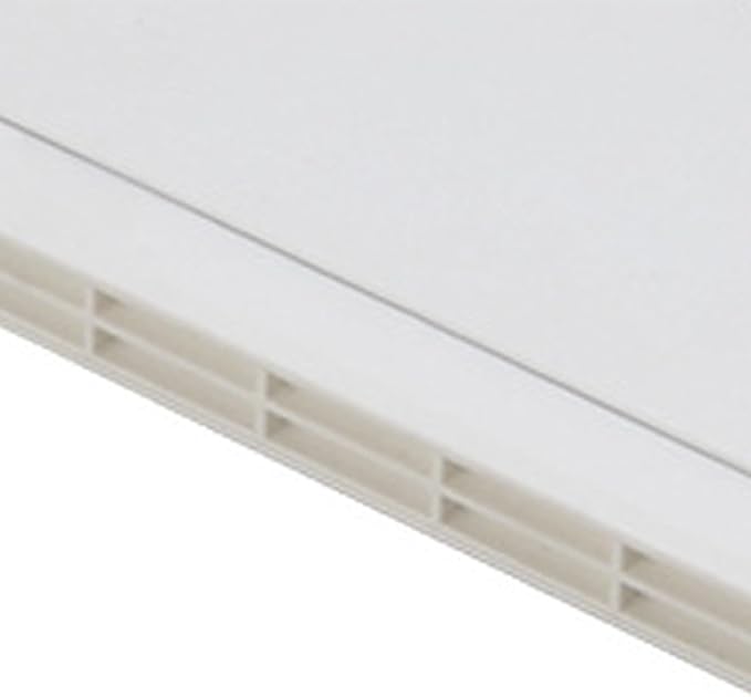Cable Box Wire Organizer Cable Management Box Wire Holder Flip Brush Aluminum Alloy PP Dustproof Embedded Design Suitable for Office Desk, White