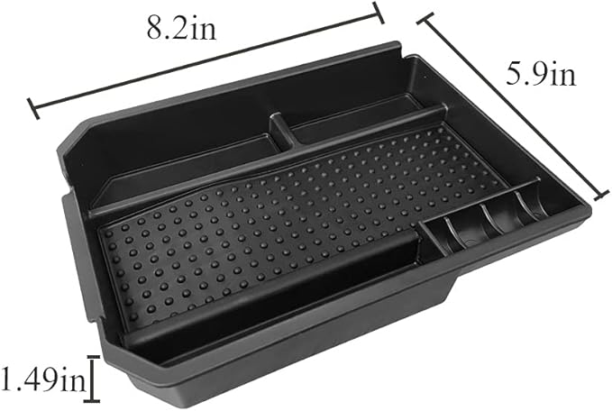 Vesul Center Console Organizer Tray Compatible with Toyota RAV4 2013 2014 2015 2016 Storage Box ABS Tray Insert Organizer Glove Pallet