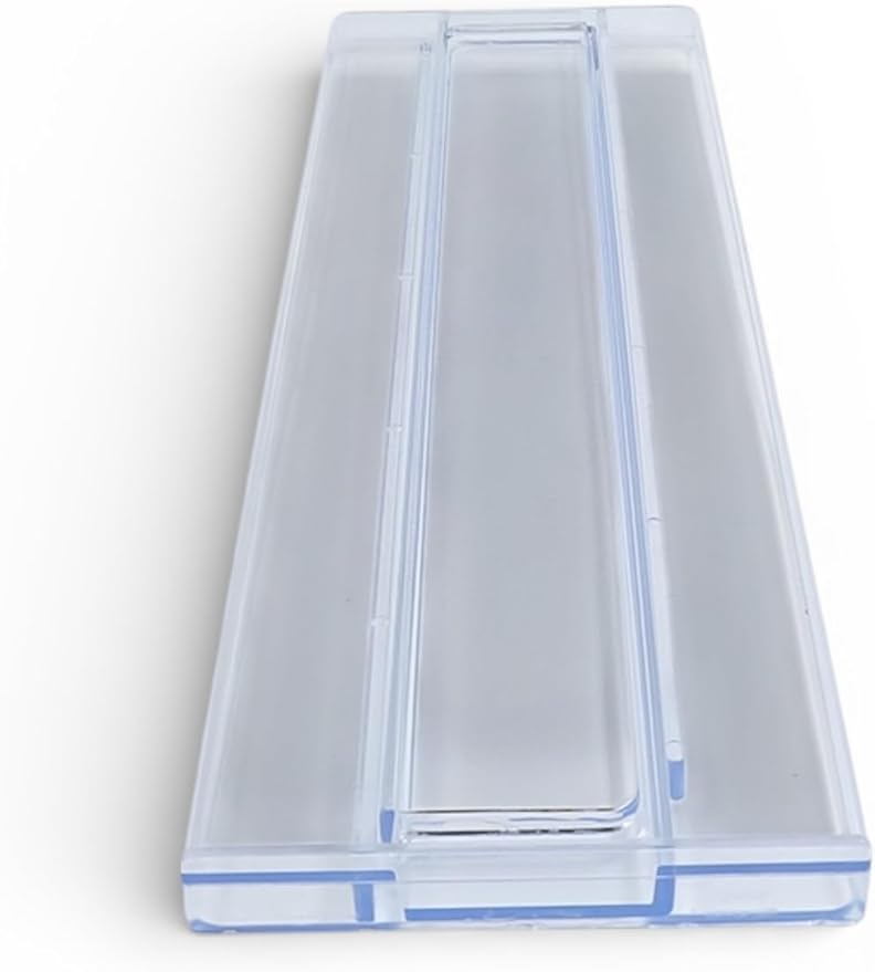 Neatly You Clear Adjustable Drawer Dividers ??Expandable (11??1in) Drawer Organizers 3.25" high, Sturdy Plastic Separators for Kitchen, Dresser, Bathroom, Vanity & Desk ??4 or 8 Pack (4)