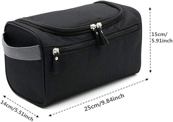 Tumecos Toiletry Dopp Kit Travel Electronics Organizer Shaving Accessories Bag