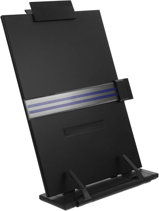 TEHAUX Adjustable Desktop Document Holder Reading Stand for Books and Papers Lightweight and Portable for Study and Office Use and Material