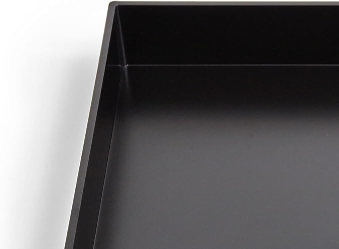 Staples Front‑Load Stackable Plastic Letter Tray, Black, 2‑Pack – Desktop Paper Organizer for Office Files & Documents