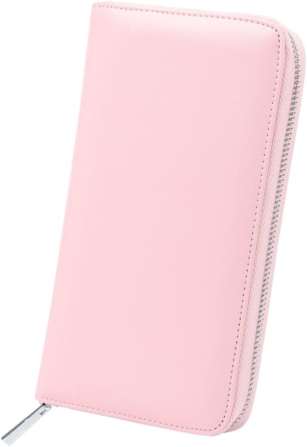 Women 36 Slots RFID Blocking Card Holder Large Long Leather Zipper Organizer Accordion Wallet