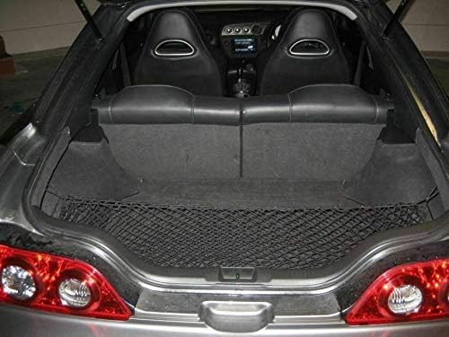 Rear Trunk Organizer Cargo Net for Acura RSX 2002–2006 – Envelope Style Cargo Net for Coupe–Premium Mesh Elastic Car Trunk Organizer Vehicle Carrier Storage – Compatible with Acura RSX