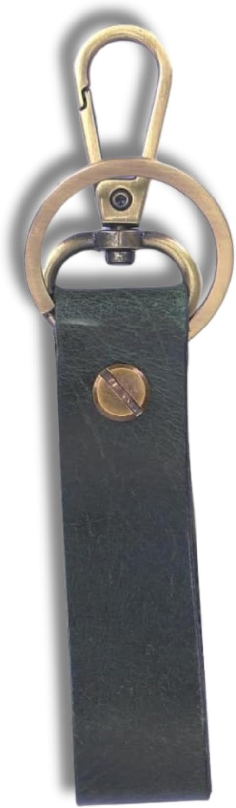 Genuine Leather Keychain with Belt Loop - Key Case Leather Tactical HK EDC Clip Fob Keychain Leathers Key Holder