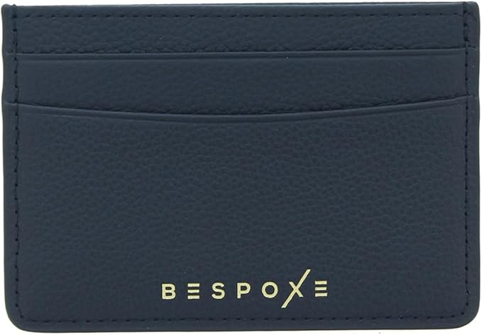 Slim Minimalist Front Pocket RFID Blocking Leather Wallets for Men and Women - Black