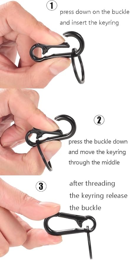 KAGNAL Metal Keychains Keyring Key Chain Ring Clip Holder Organizer for Home Car Keys Key Finder Women Men