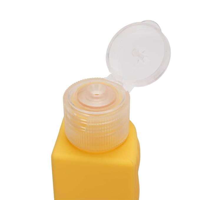 4 in 1 Portable Travel Bottles Set, Leak Proof Silicone Wide Mouth Containers, Brown Series - Durable Silicone Material, Leakproof Design, Ideal for Outdoor Travel (Light Pink Series)