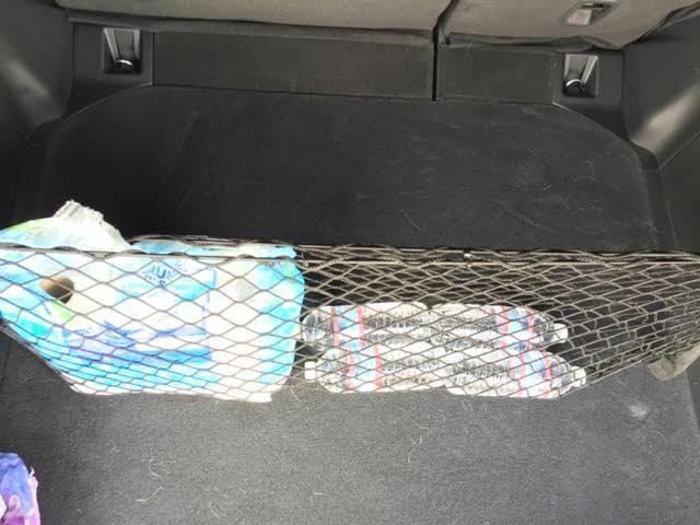 Rear Trunk Organizer Cargo Net for Honda CR-V 2012-2016 – Envelope Style Cargo Net for SUV - Premium Mesh Elastic Car Trunk Organizer Vehicle Carrier Storage-Compatible with CR-V
