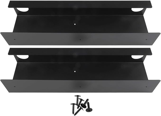 Metal Cable Trays for Efficient Under Desk Wire Management Perfect Addition to Any Home Office Setup (Black)