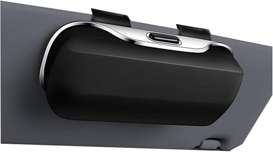 GDQ Sunglass Holder for Car Visor Clip Glasses Case Car Sunglasses Case for Car Sun Visor Glasses Storage Box Car Sunglass Holder Car Visor Accessories Universal for SUV Sedan Truck (Black)