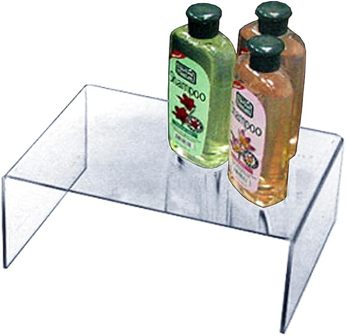 Azar Displays 515311 12" W x 7.75" D x 6" H Acrylic Riser (4 Pack)