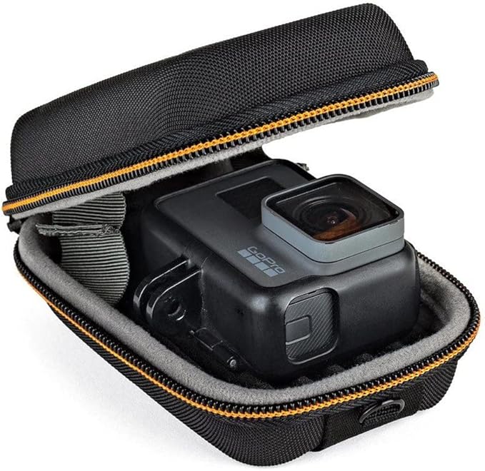 Lowepro Hardside CS 20 Case for Small CSC Cameras, Point-and-Shoot Cameras, Memory Cards & Accessories, 9.30 x 5.99 x 14.50 cm, Black